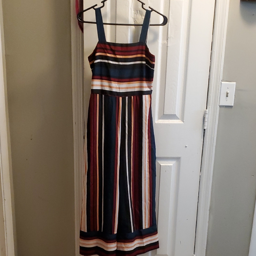Striped Multicolor Sleeveless Romper